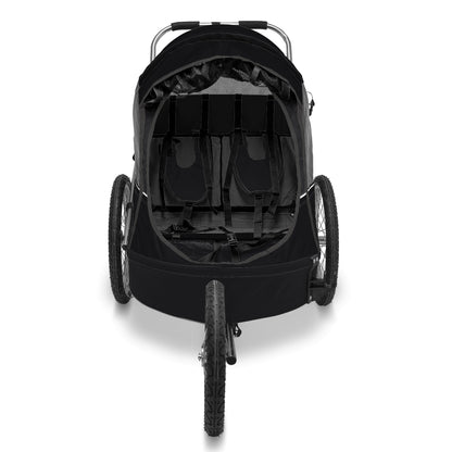 Wike Premium Double Children's Bike Trailer - Includes Stroller and Jogging Kit