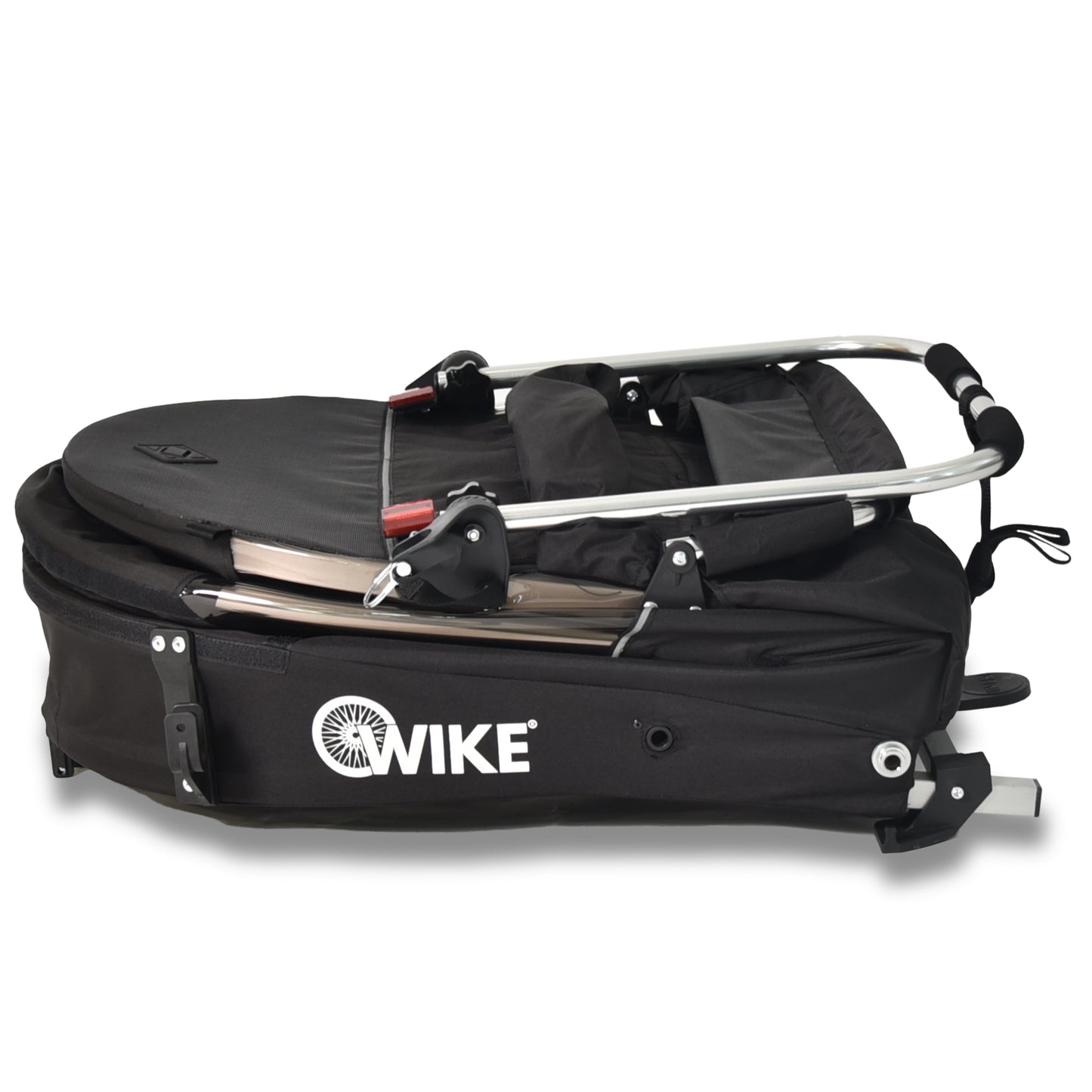 Wike Premium Double Children's Bike Trailer - Includes Stroller and Jogging Kit