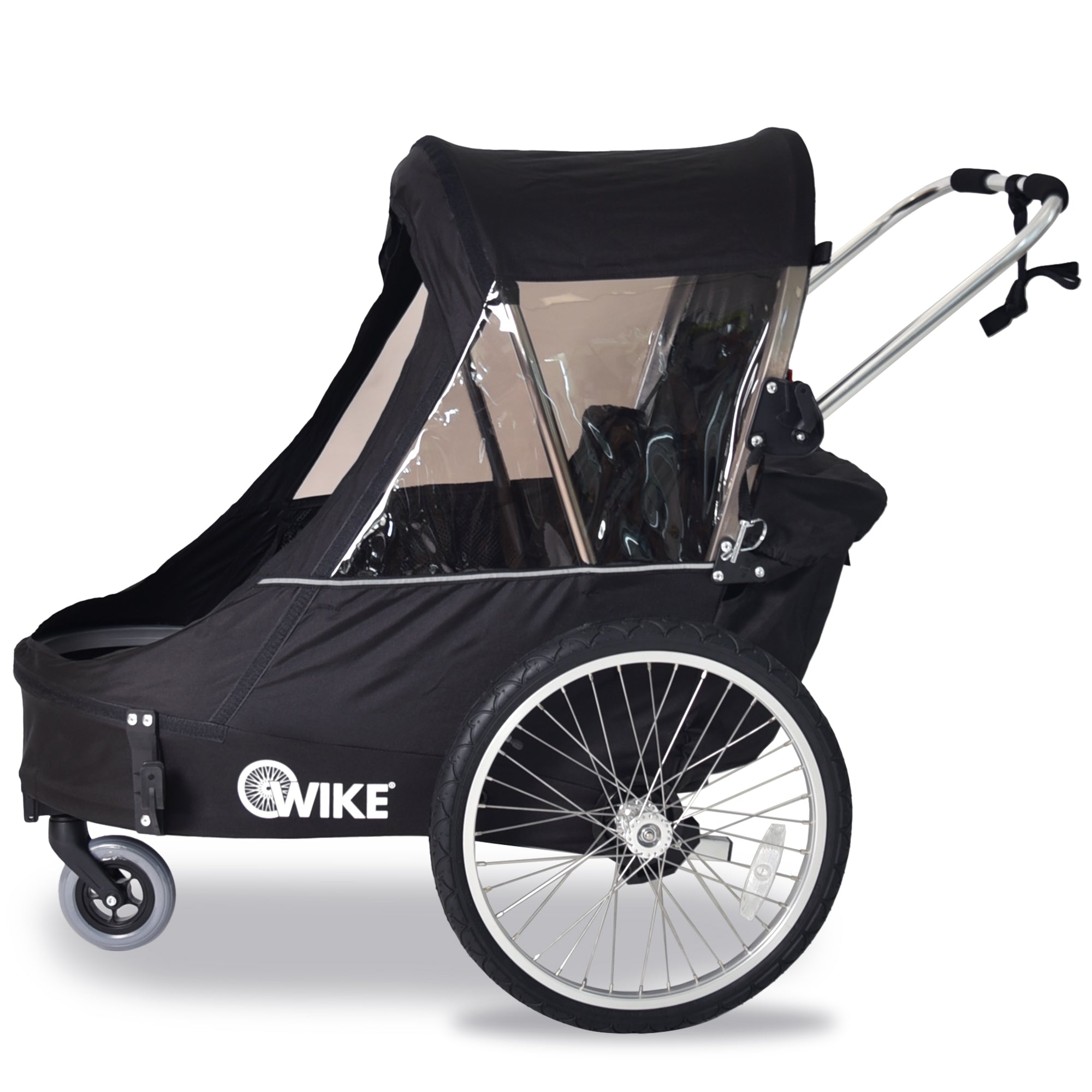 Wike Premium Double Children s Bike Trailer Includes Stroller and Jo Wike Europe