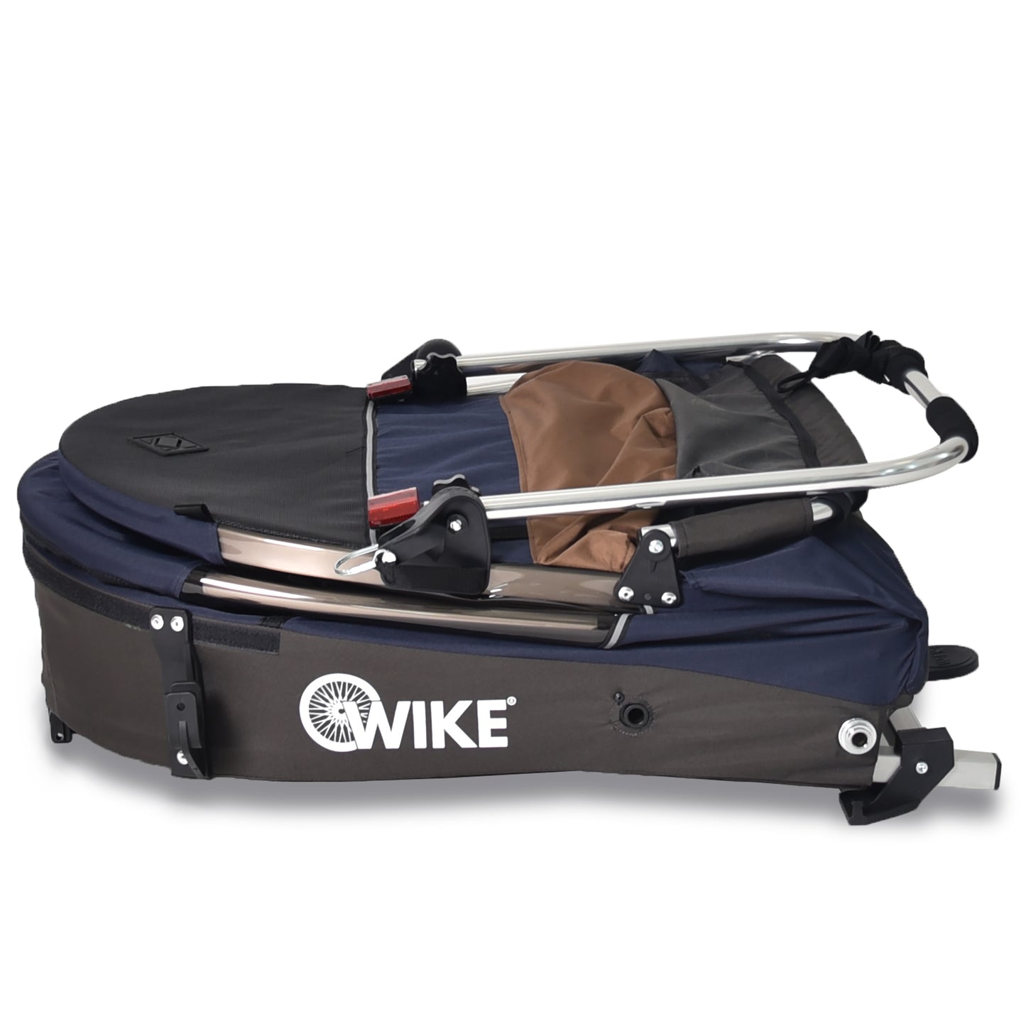 Wike Premium Double Children's Bike Trailer - Includes Stroller and Jogging Kit