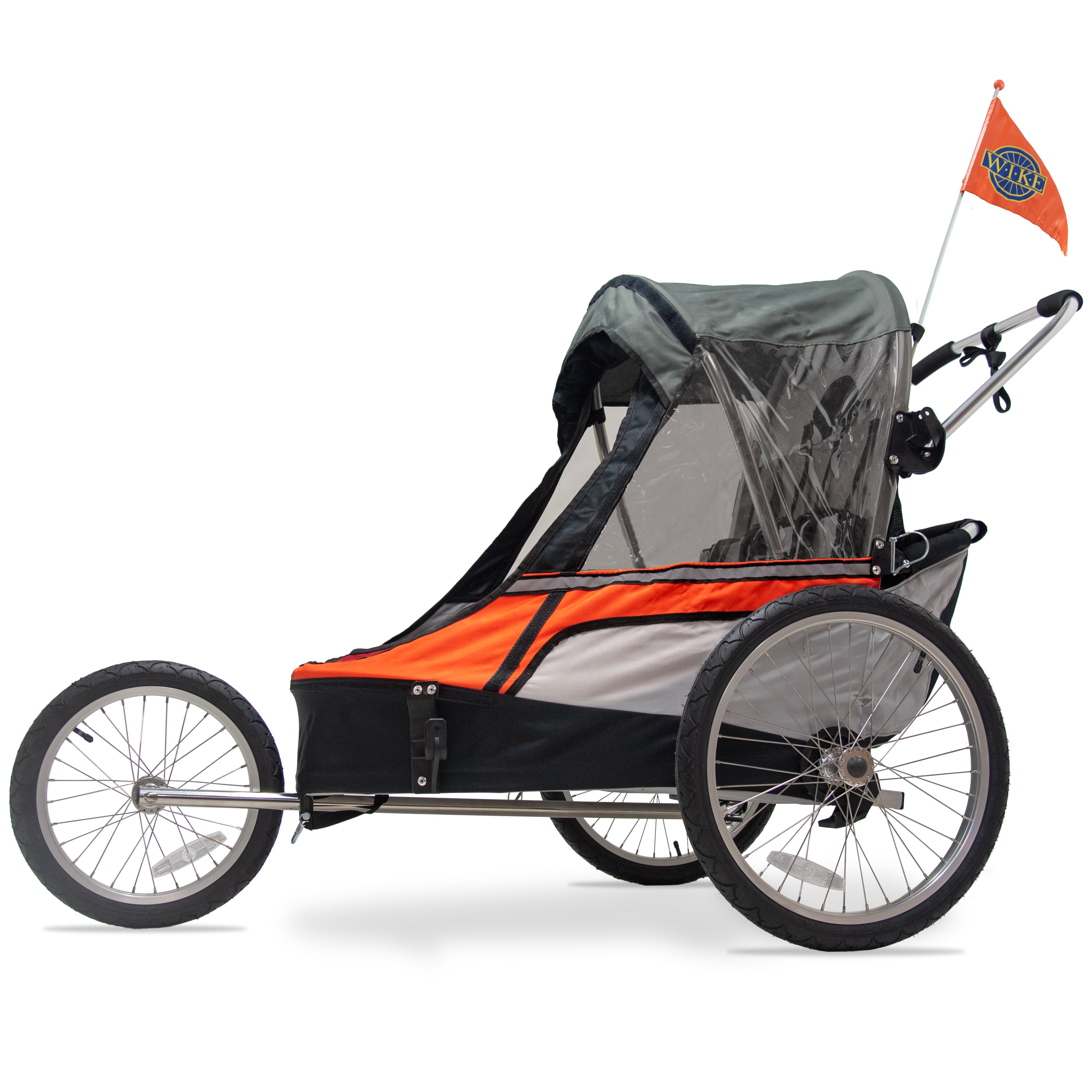 Double bike trailer jogger sale