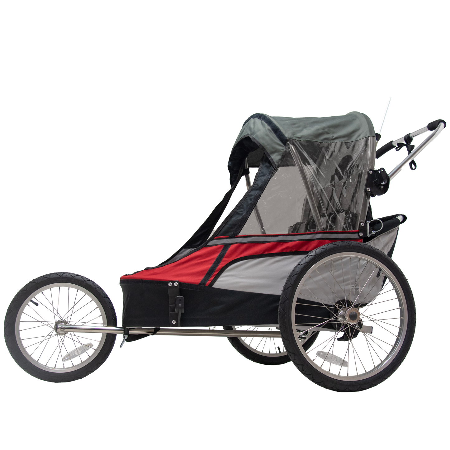 Wike Premium Double Children's Bike Trailer - Includes Stroller and Jogging Kit