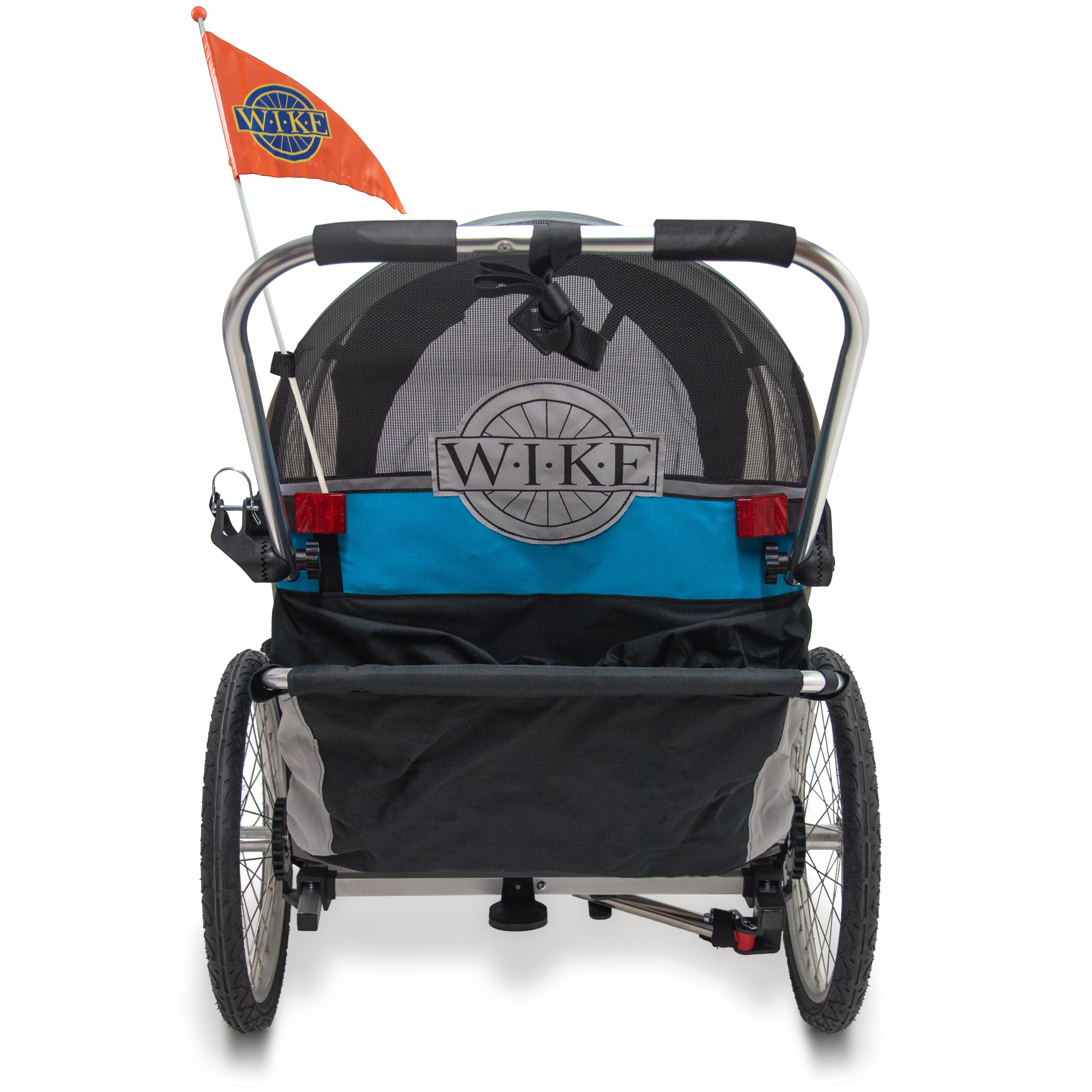 Wike Premium Double Children s Bike Trailer Includes Stroller