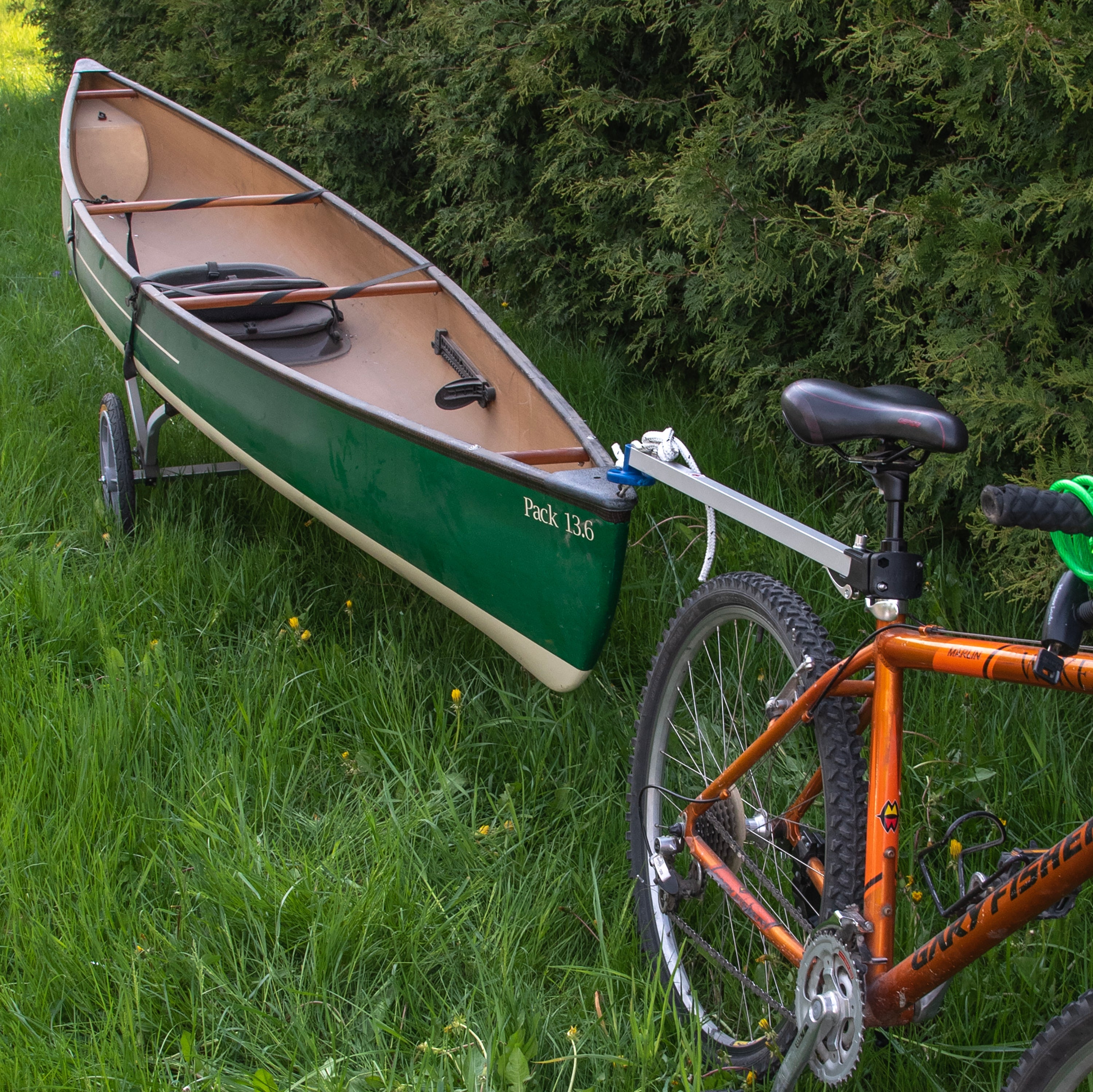 Tow bar bike sale trailer